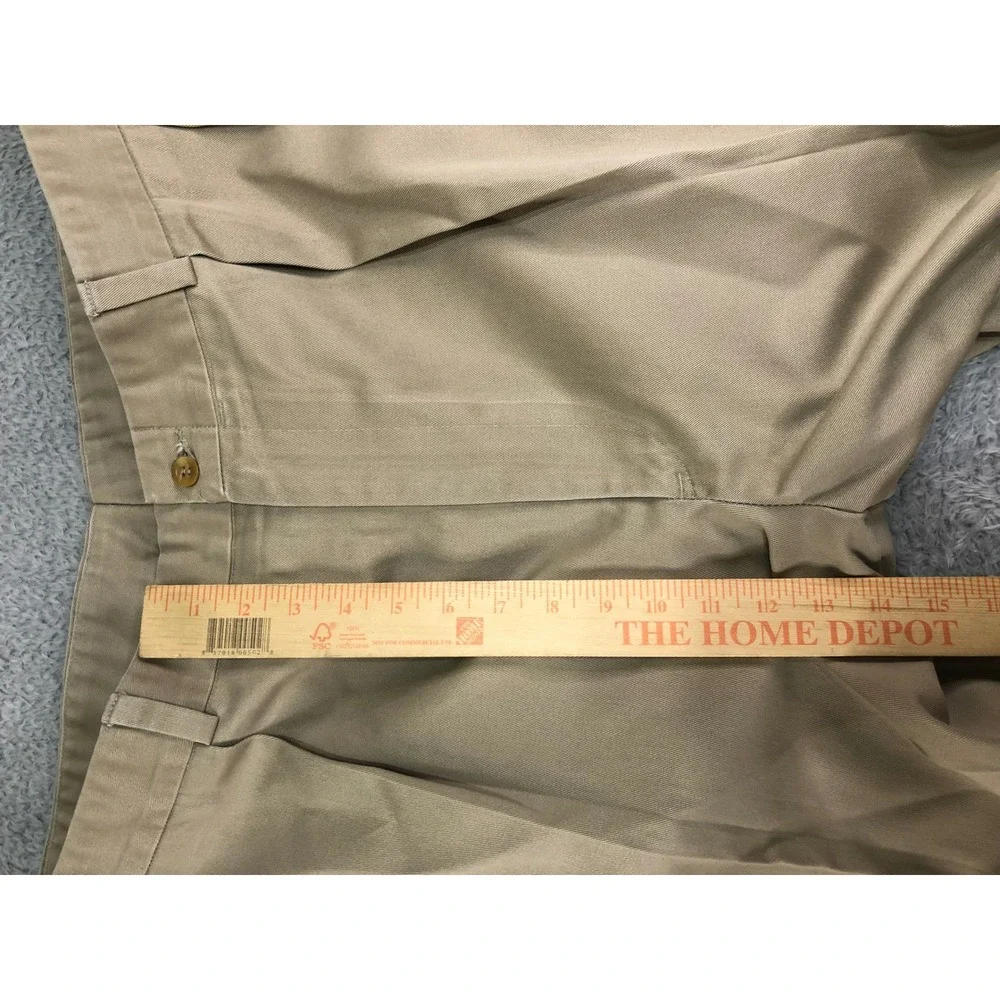 Bills Khakis Pants Men 44x28 Tan M1P Made in USA Pleated Chino